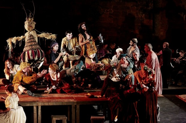 falstaff au chateau de castelnau mise en scene olivier desbordes