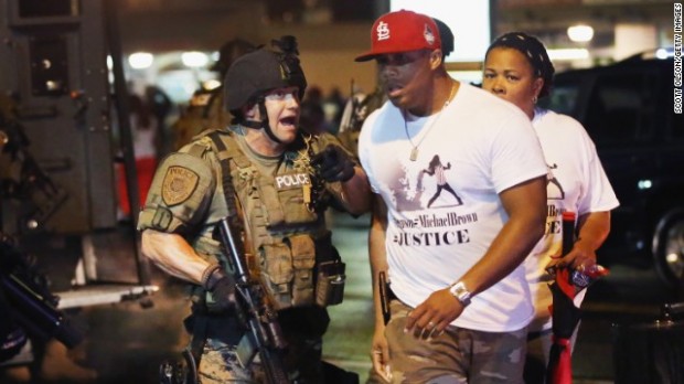 <> on August 15, 2014 in Ferguson, Missouri.